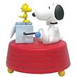 Peanuts Snoopy Woodstock-in-the-Box Mini Statue